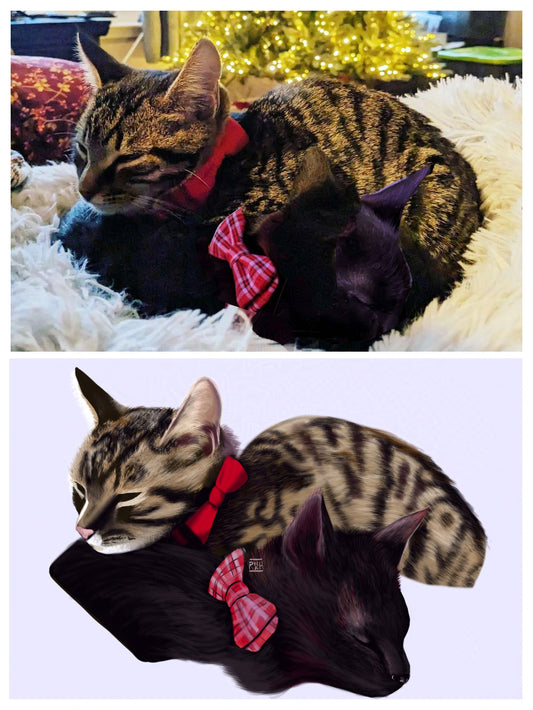 Digital Pet Portrait Commission